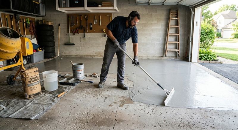 Basement Concrete Resurfacing in Miami Dade County, FL