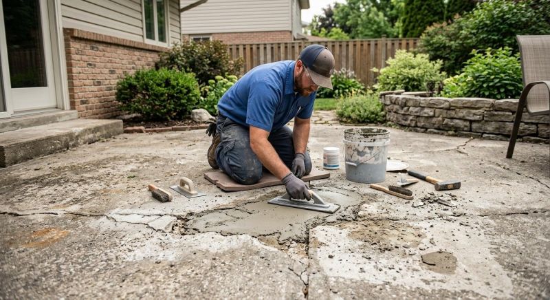 Concrete Pool Patio Repair in Corpus Christi, TX