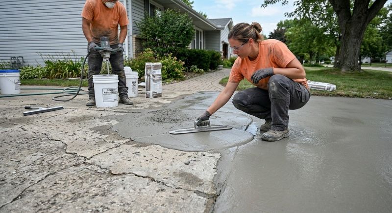 Concrete Resurfacing in West Des Moines, IA