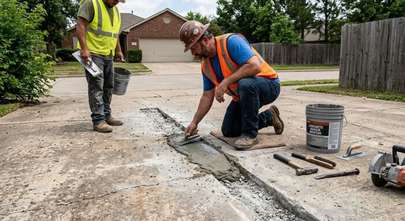 Concrete Slab Repair in West Des Moines, IA