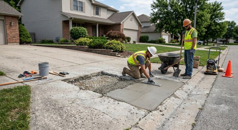 Driveway Spalling Repair in Des Moines, IA