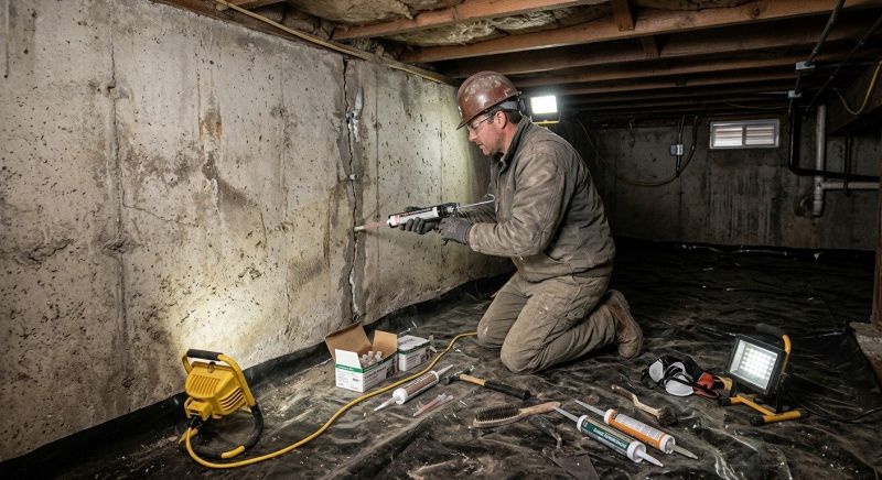 Basement Crack Repair in Tampa, FL