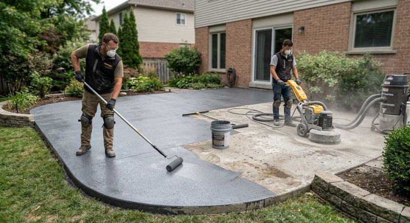 Cement Refinishing in West Des Moines, IA
