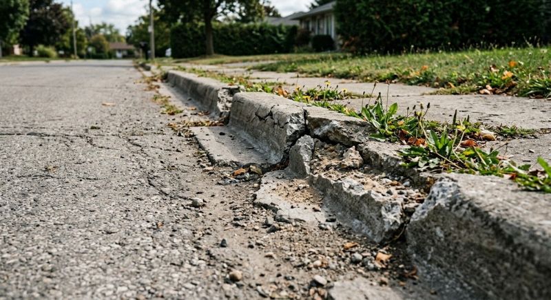 Concrete Curbing Repair in West Des Moines, IA