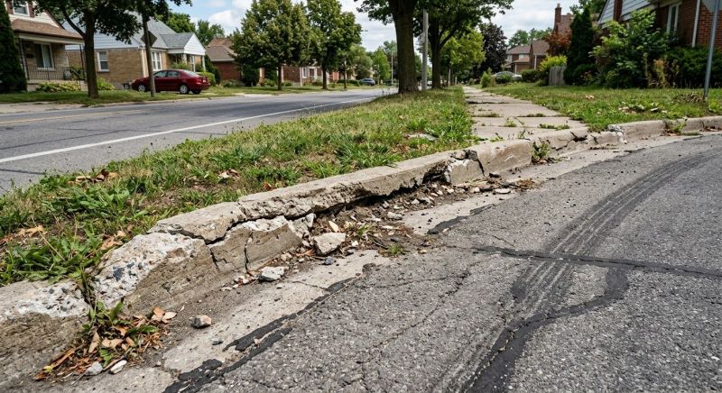 Concrete Curbing Repair in West Des Moines, IA