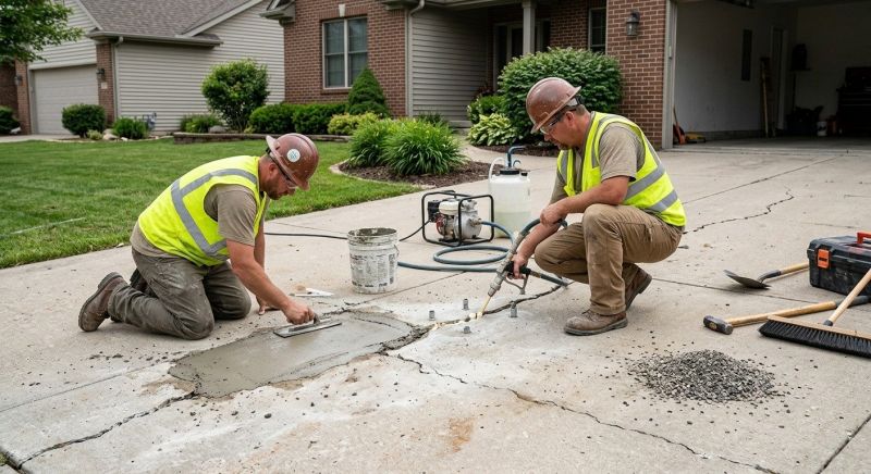 Concrete Driveway Patching in Des Moines, IA