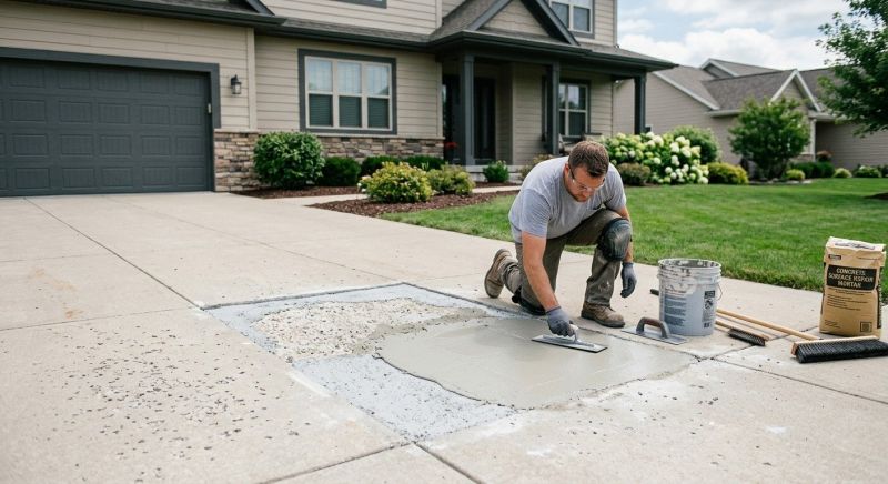 Concrete Driveway Patching in Corpus Christi, TX
