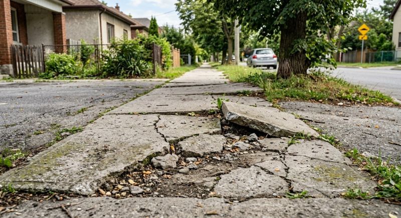 Concrete Sidewalk Repair in West Des Moines, IA