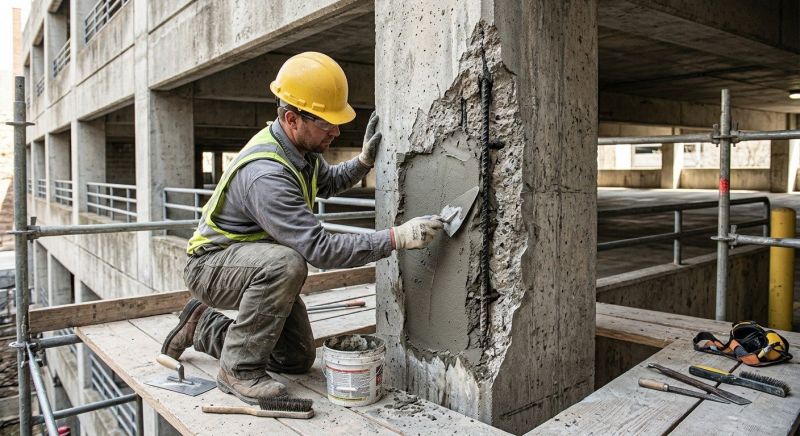 Concrete Spalling Repair in Corpus Christi, TX