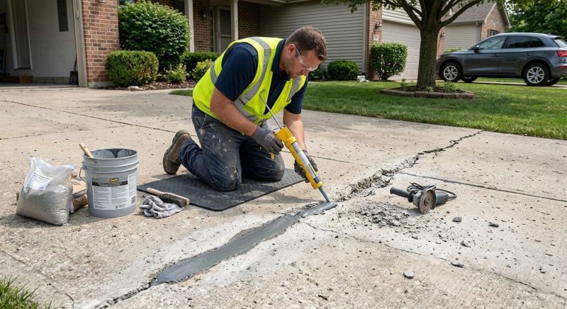 Cracked Concrete Repair in Miami Dade County, FL