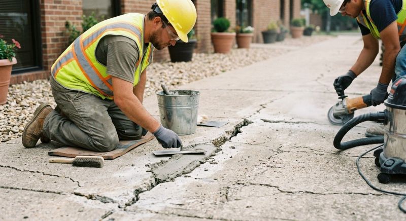 Cracked Slab Repair in Des Moines, IA