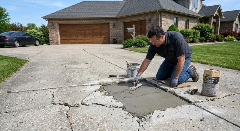 Driveway Slab Repair in Corpus Christi, TX