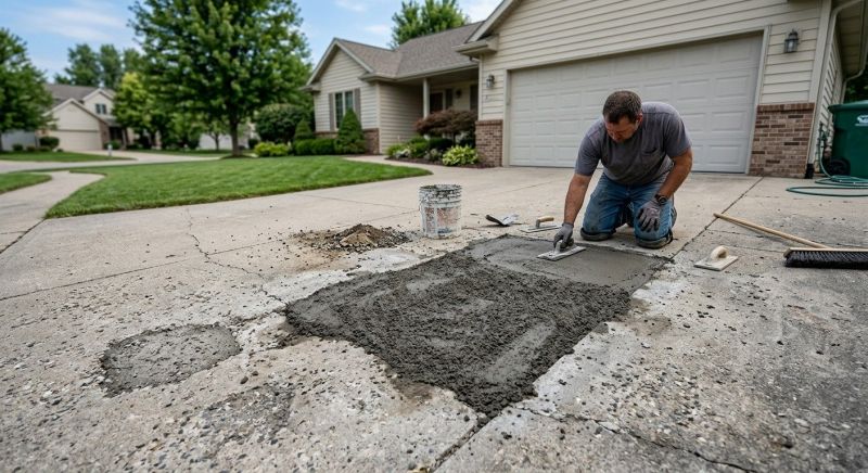 Driveway Slab Repair in Corpus Christi, TX