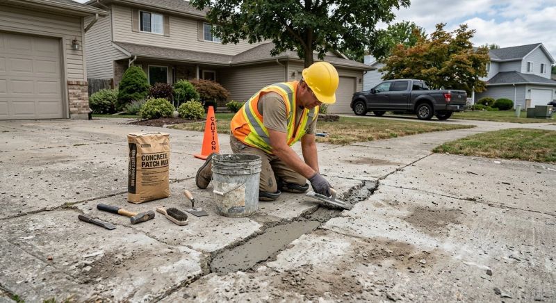 Driveway Spalling Repair in Des Moines, IA