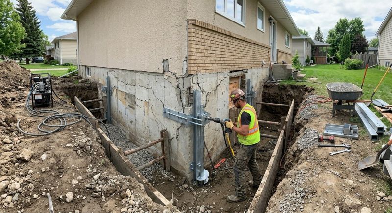 Exterior Foundation Repair in Columbus, OH