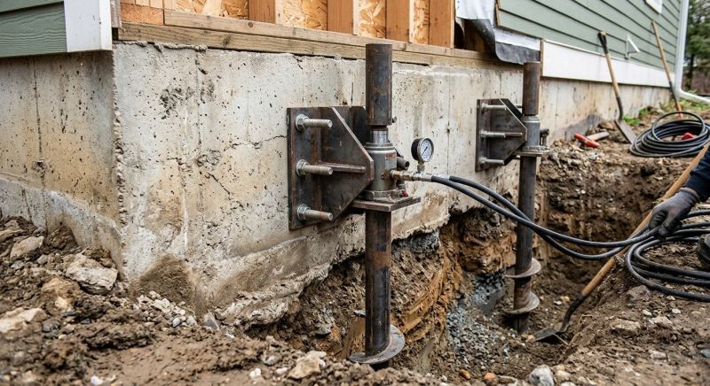 Foundation Pier Leveling in Tampa, FL