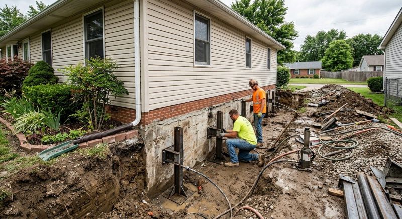 Foundation Pier Repair in Tampa, FL
