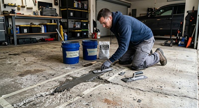Garage Crack Repair in Corpus Christi, TX