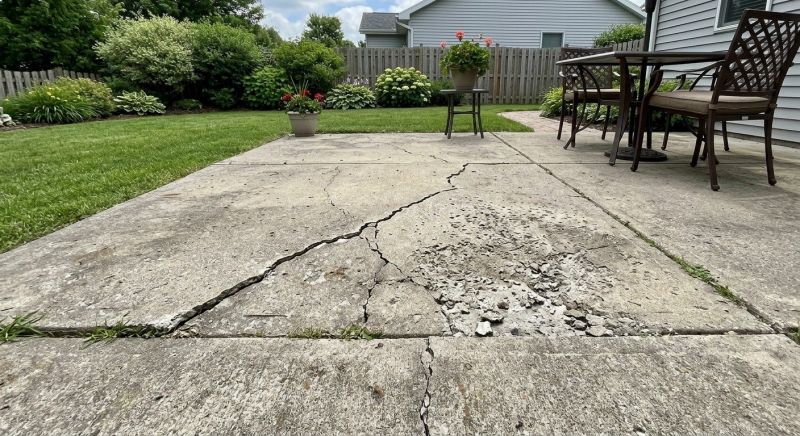 Patio Slab Repair in West Des Moines, IA
