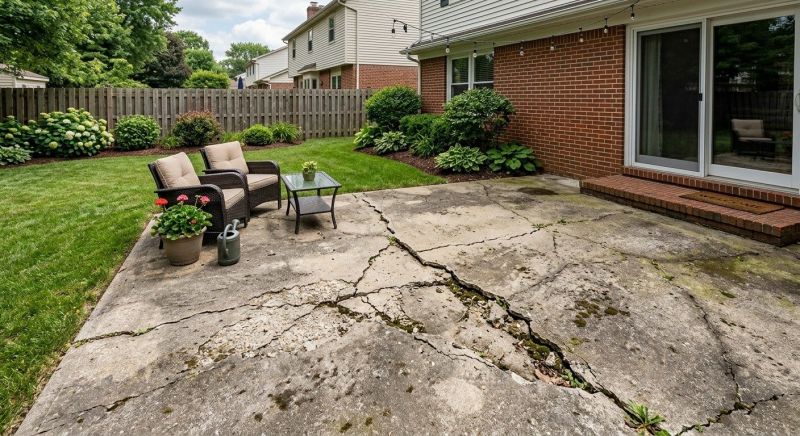 Patio Slab Repair in Albany, NY