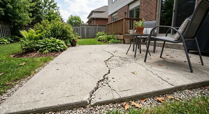 Patio Slab Repair in Albany, NY