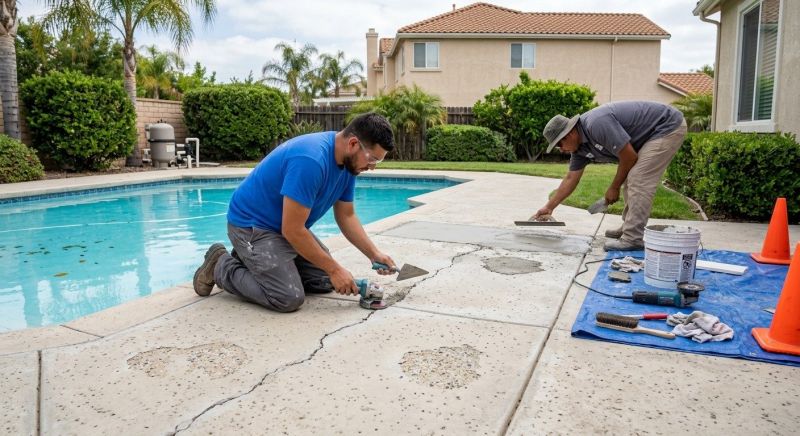 Pool Deck Repair in Des Moines, IA