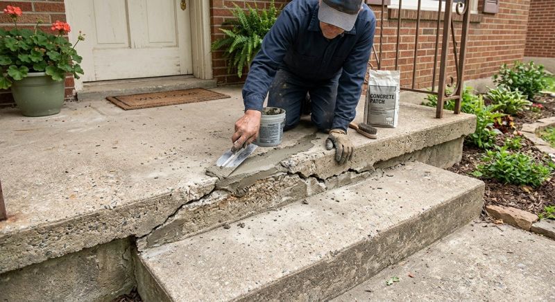 Porch Crack Repair in Corpus Christi, TX