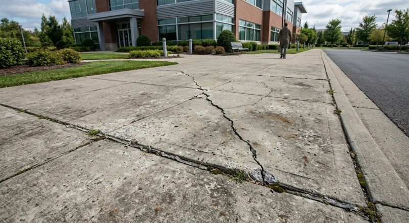 Sidewalk Concrete Repair in West Des Moines, IA