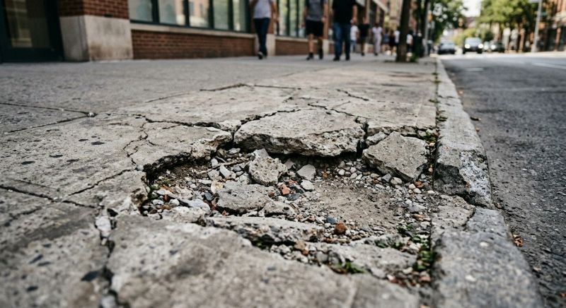 Sidewalk Grinding in Des Moines, IA