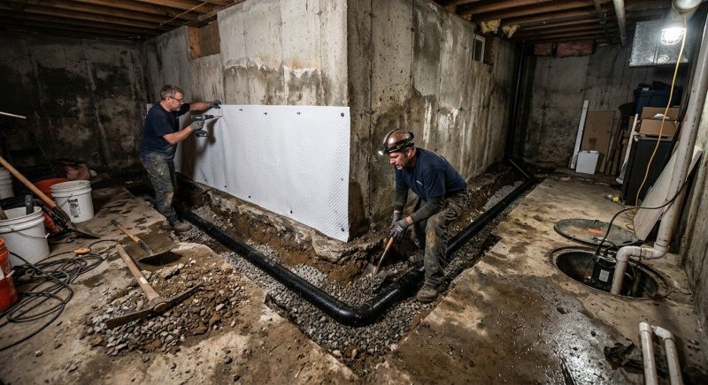 Wet Basement Repair in Tuscaloosa, AL